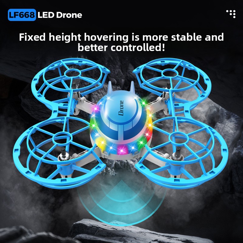Mini RC Drone with LED Lights, - Outdoor Lighting Remote Control ulasan dan harga