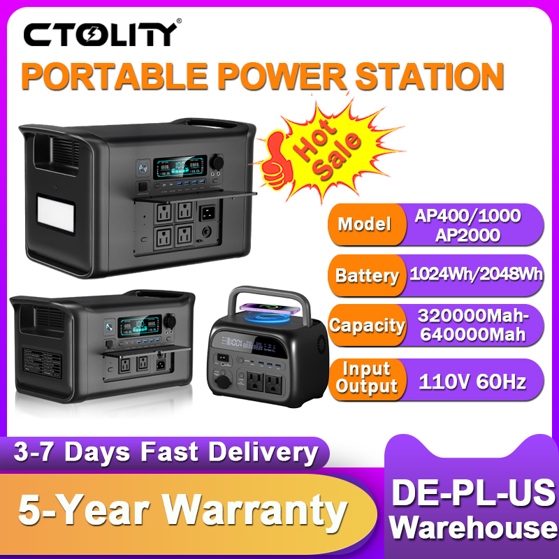 CTOLITY 2400W Portable Power S - Xl Outdoor Lighting ulasan dan harga