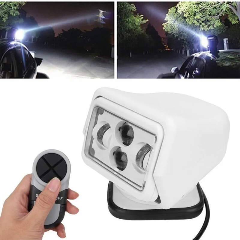 LED Search Light,60W 12V24V Re - Outdoor Lighting Remote Control ulasan dan harga