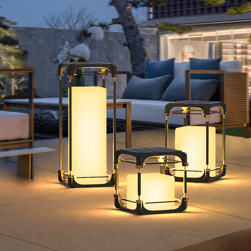 Luminous floor lamp courtyard  - Outdoor Lighting For Garden ulasan dan harga