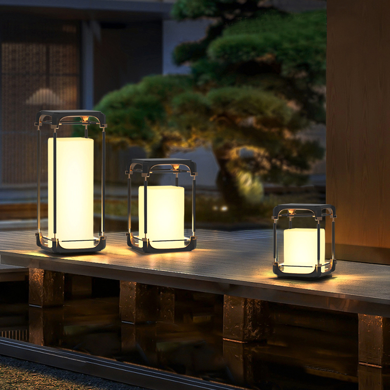 Luminous floor lamp courtyard  - Outdoor Lighting For Garden ulasan dan harga