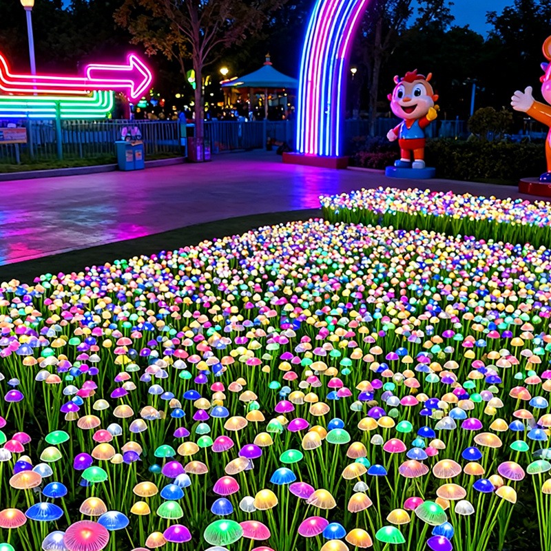 Solar Jellyfish Mushroom Light - Outdoor Lighting Jellyfish ulasan dan harga