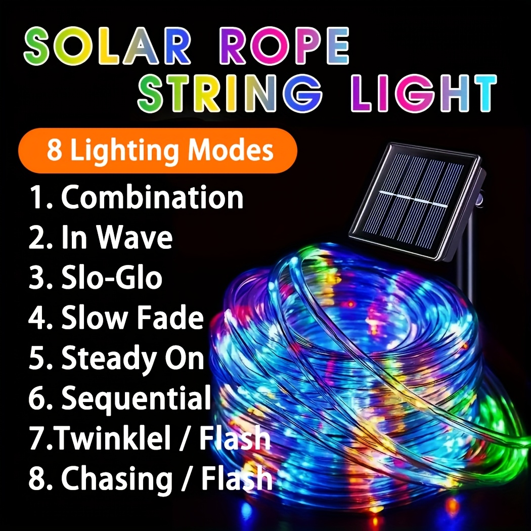 Outdoor Solar LED Fairy Lights - Outdoor Lighting Effects ulasan dan harga