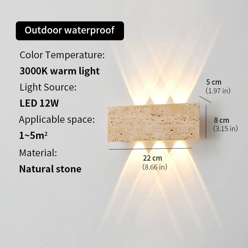 Wabi-sabi LED Wall Lamp Garden - Xl Outdoor Lighting ulasan dan harga