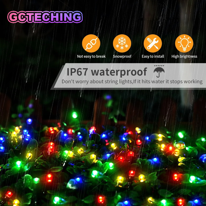 100cM Outdoor Solar String Fai - Outdoor Lighting Solar Panel ulasan dan harga