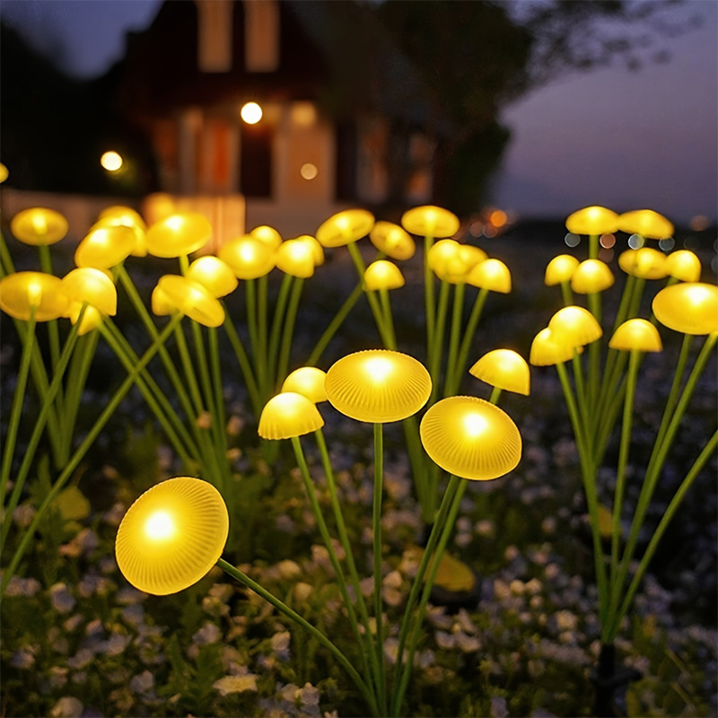 Outdoor LED Solar Mushroom Lig - Outdoor Lighting Jellyfish ulasan dan harga