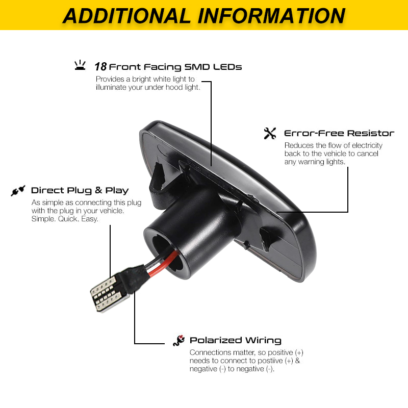 2xDynamic LED Side Marker Ligh - Outdoor Lighting Yellow ulasan dan harga