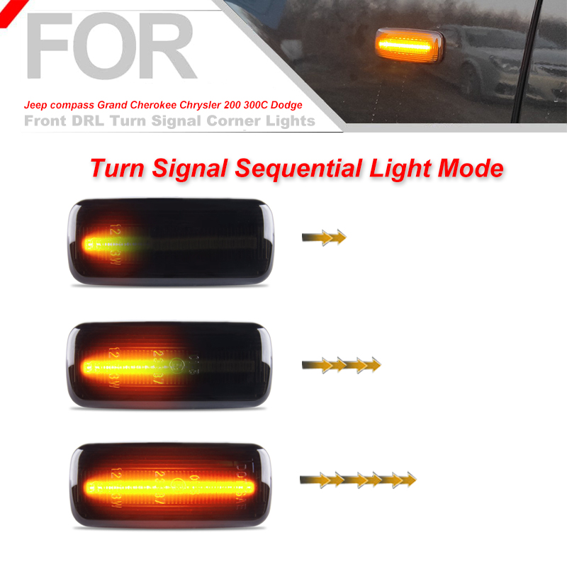 2xDynamic LED Side Marker Ligh - Outdoor Lighting Yellow ulasan dan harga