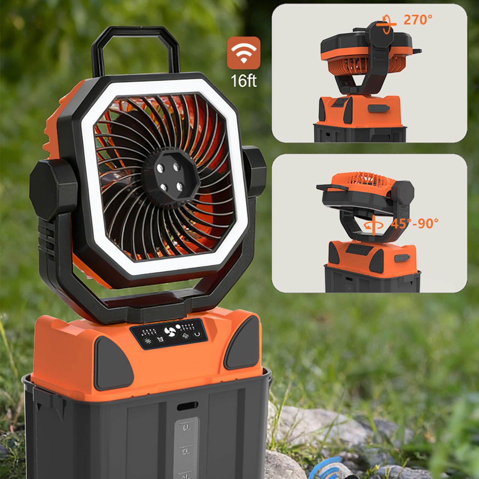 Rechargeable Camping Fan with  - Outdoor Lighting Remote Control ulasan dan harga