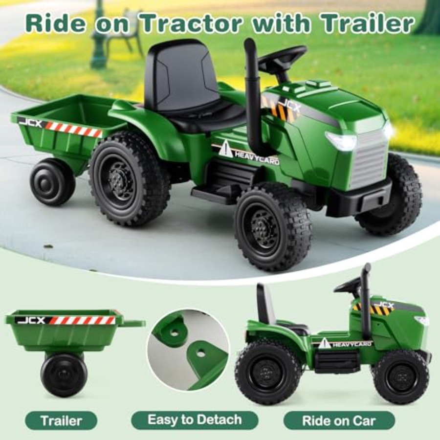 Ride on Tractor with Trailer f - Outdoor Lighting Remote Control ulasan dan harga