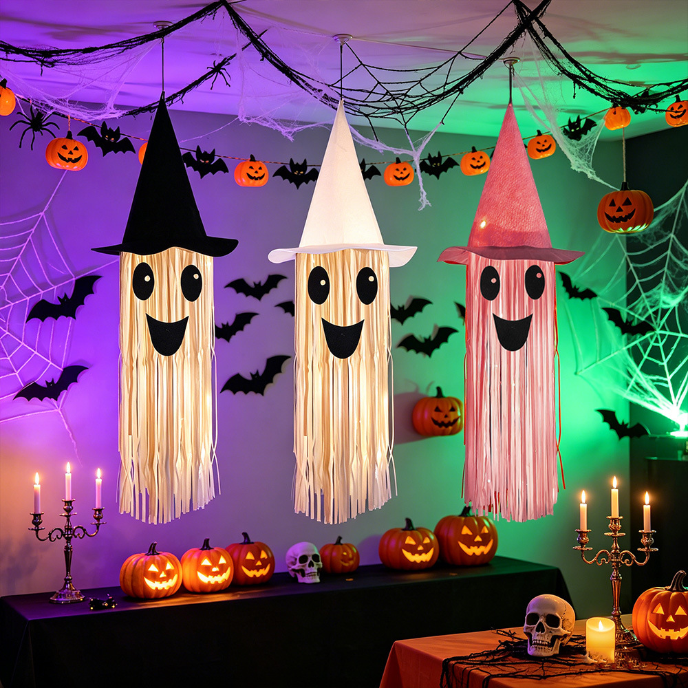 Halloween Glowing Witch Hat Gh - Outdoor Lighting Halloween ulasan dan harga