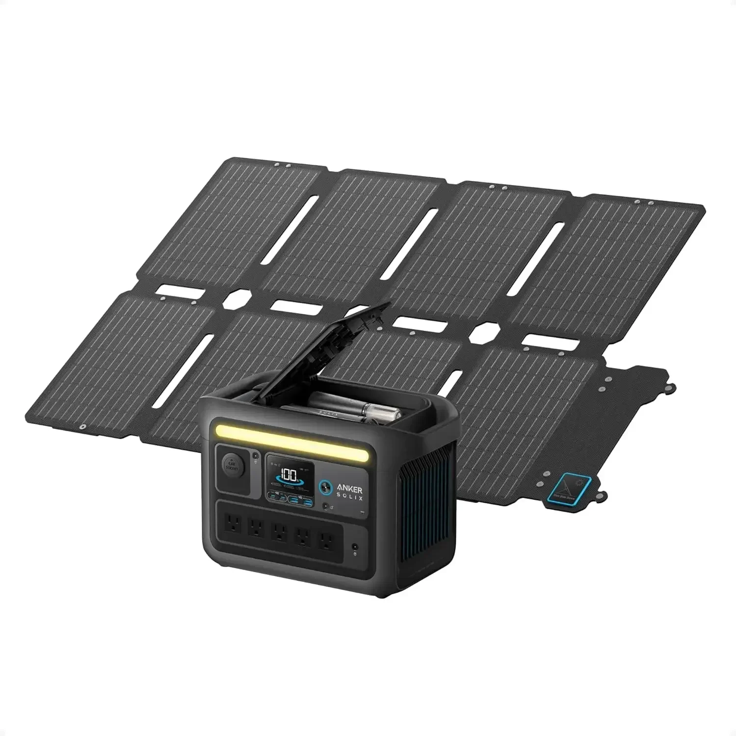 Anker SOLIX C800X Portable Pow - Outdoor Lighting Solar Panel ulasan dan harga